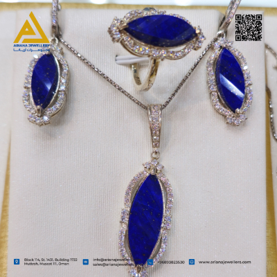 Marquise Blue Stone Elegant Se